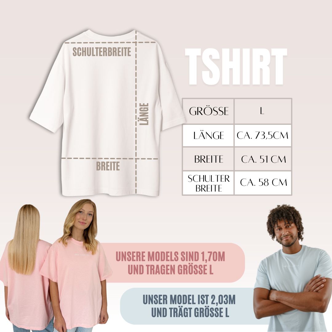 Lockeres, christliches Tshirt m in 4 Farben: rosa, hellblau, dunkelblau/royalblau, beige