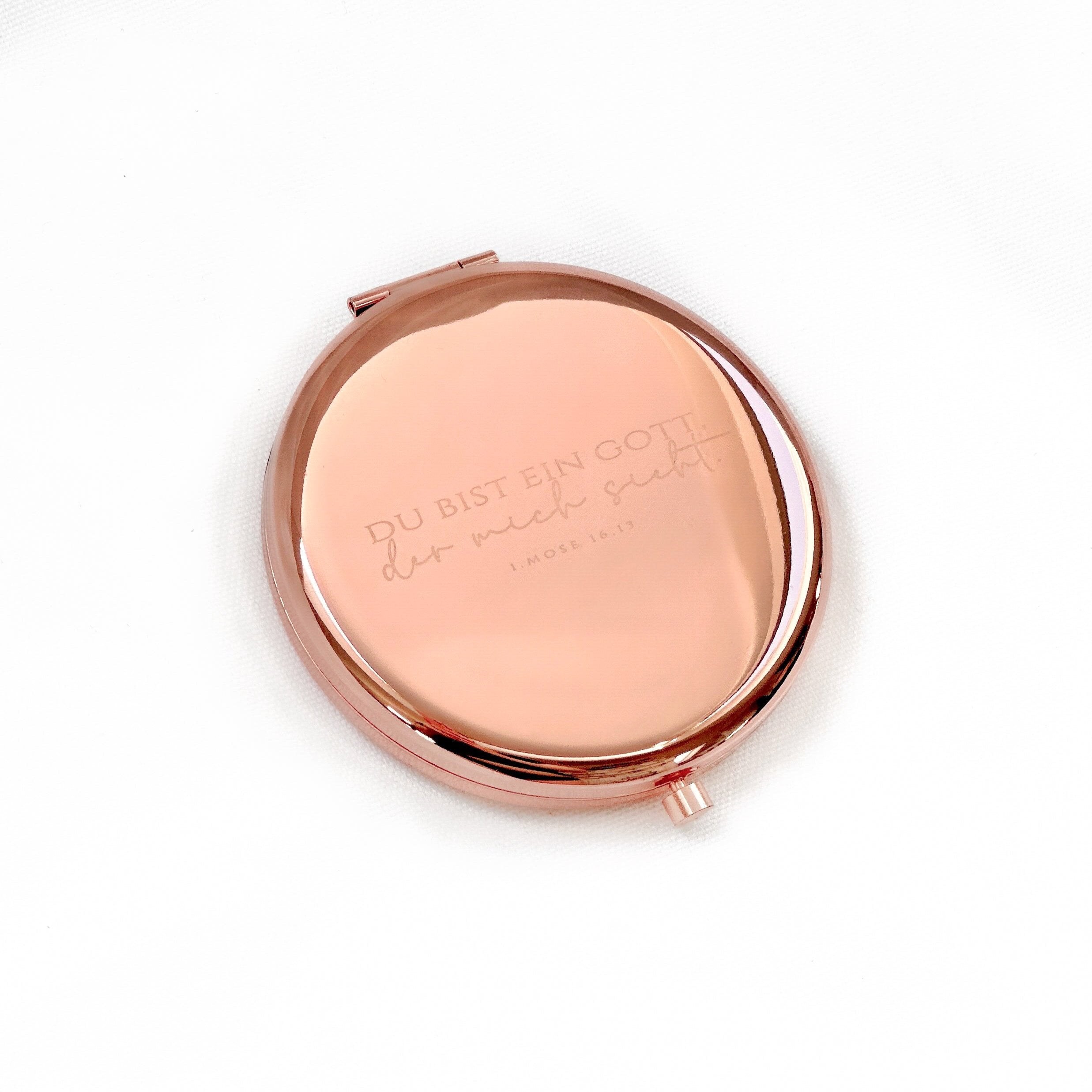 Du bist ein Gott der mich sieht Jahreslosung Geschenk Spiegel mit Bibelvers christlich