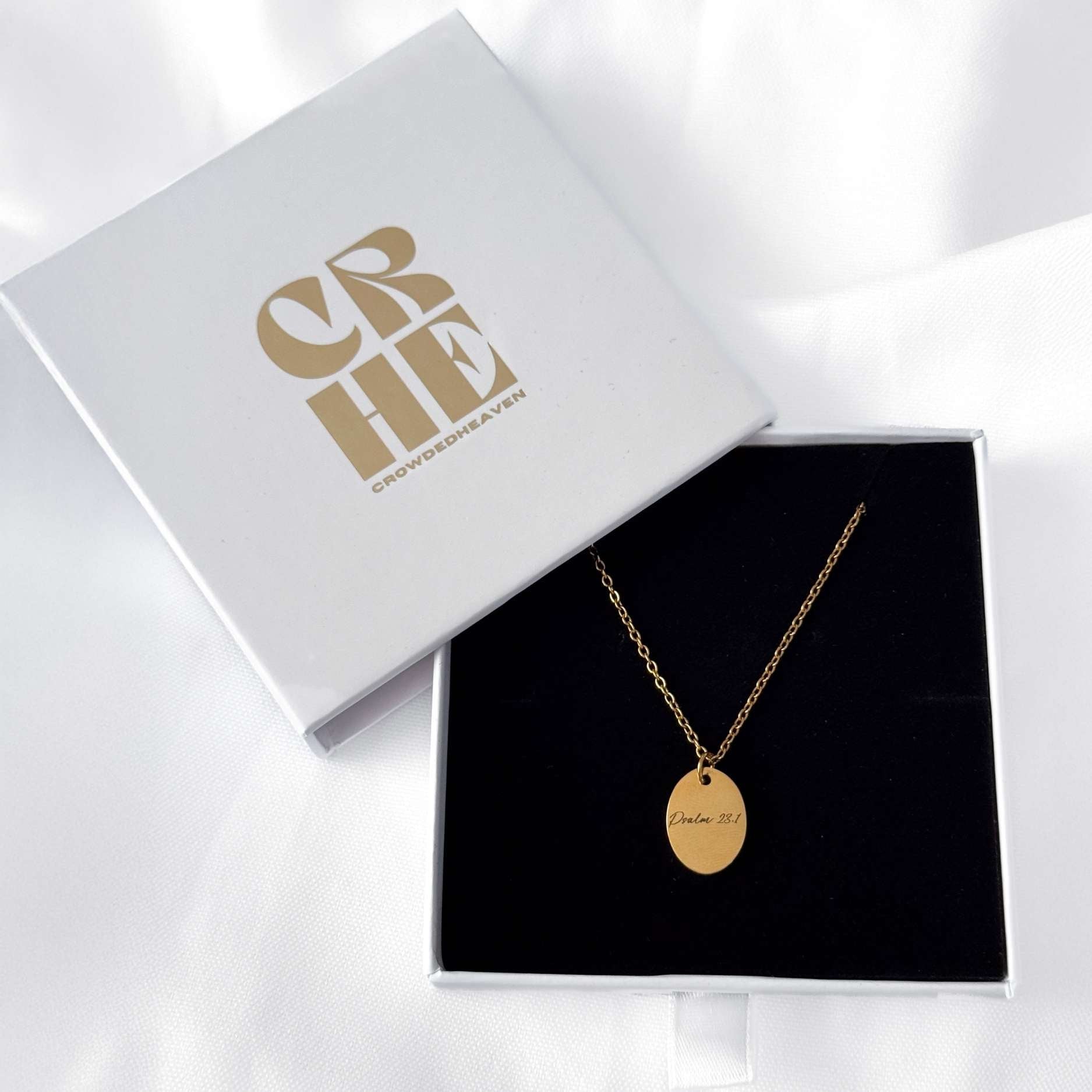 Halskette mit individueller Gravur als Geschenk zur Taufe Weihnachten oder zum Geburtstag