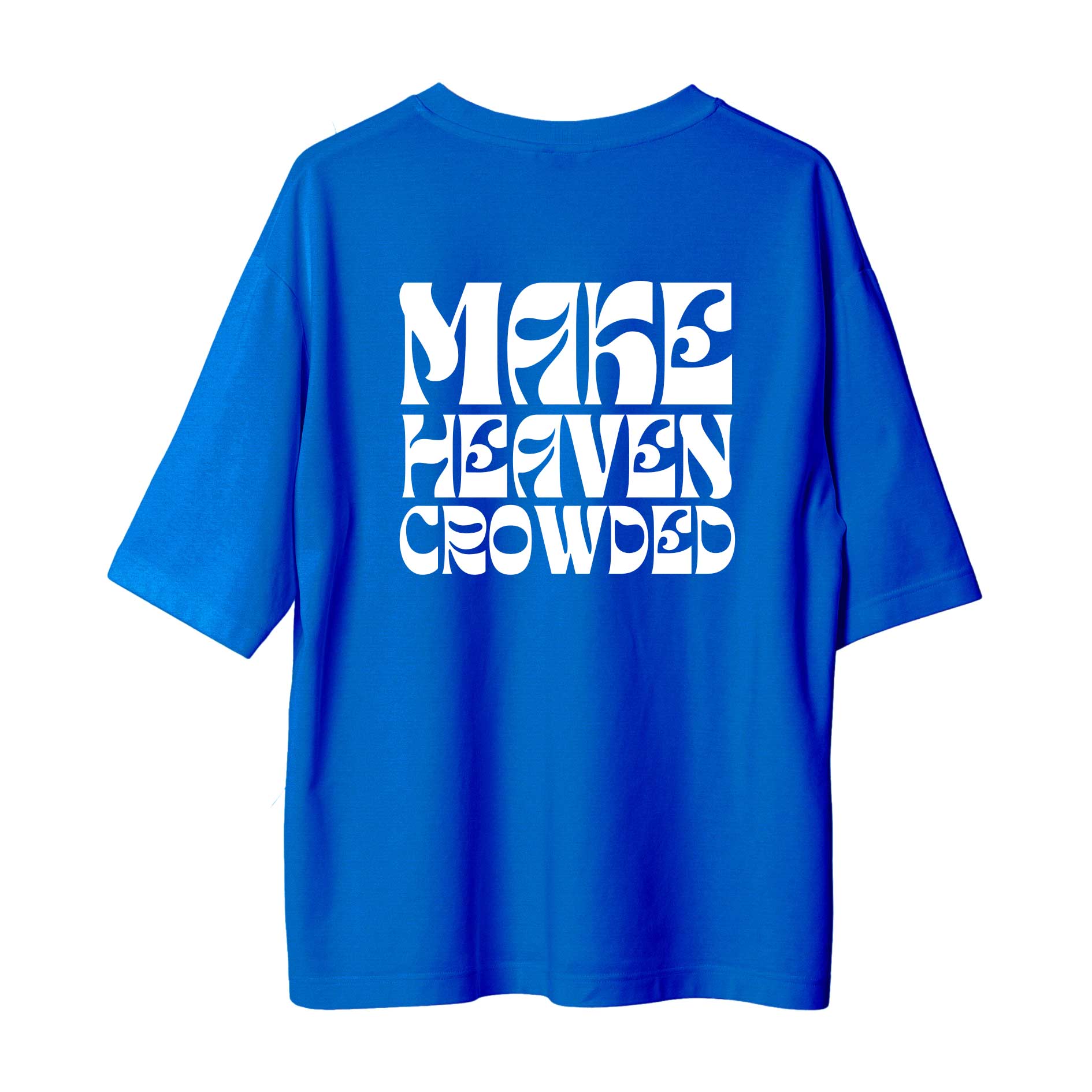 Tshirt-dunkelblau-Make-heaven-crowded