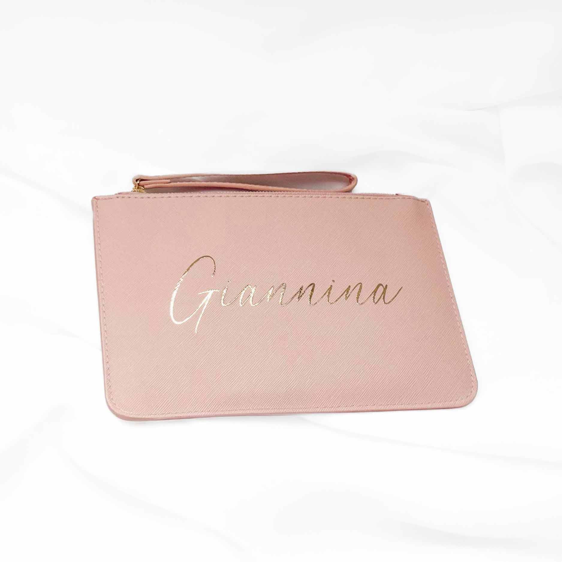 Tasche mit Name personalisiert rosa