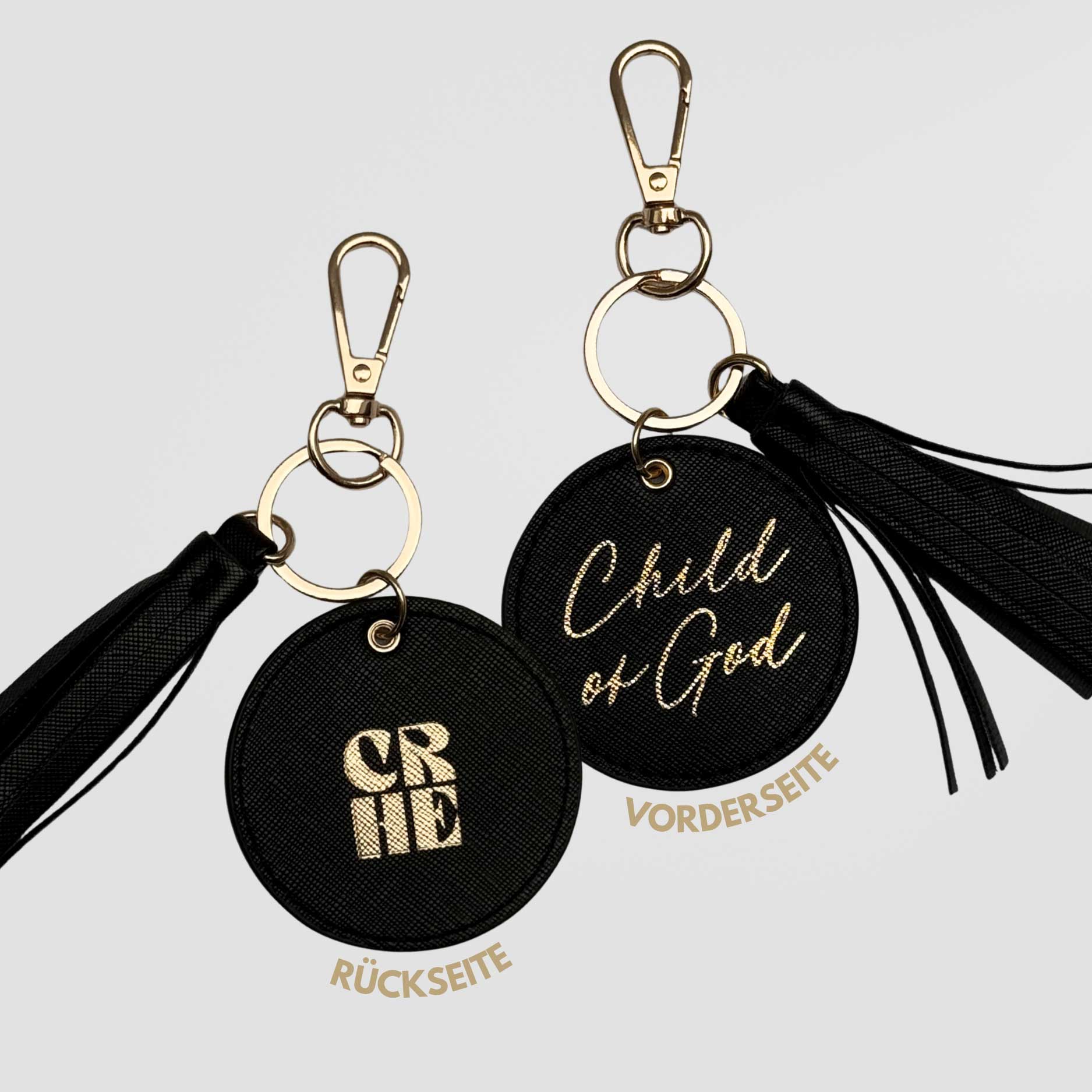 Anhänger schwarz Child of God als Geschenk zur Taufe Konfirmation Firmung Weihnachten Ostern