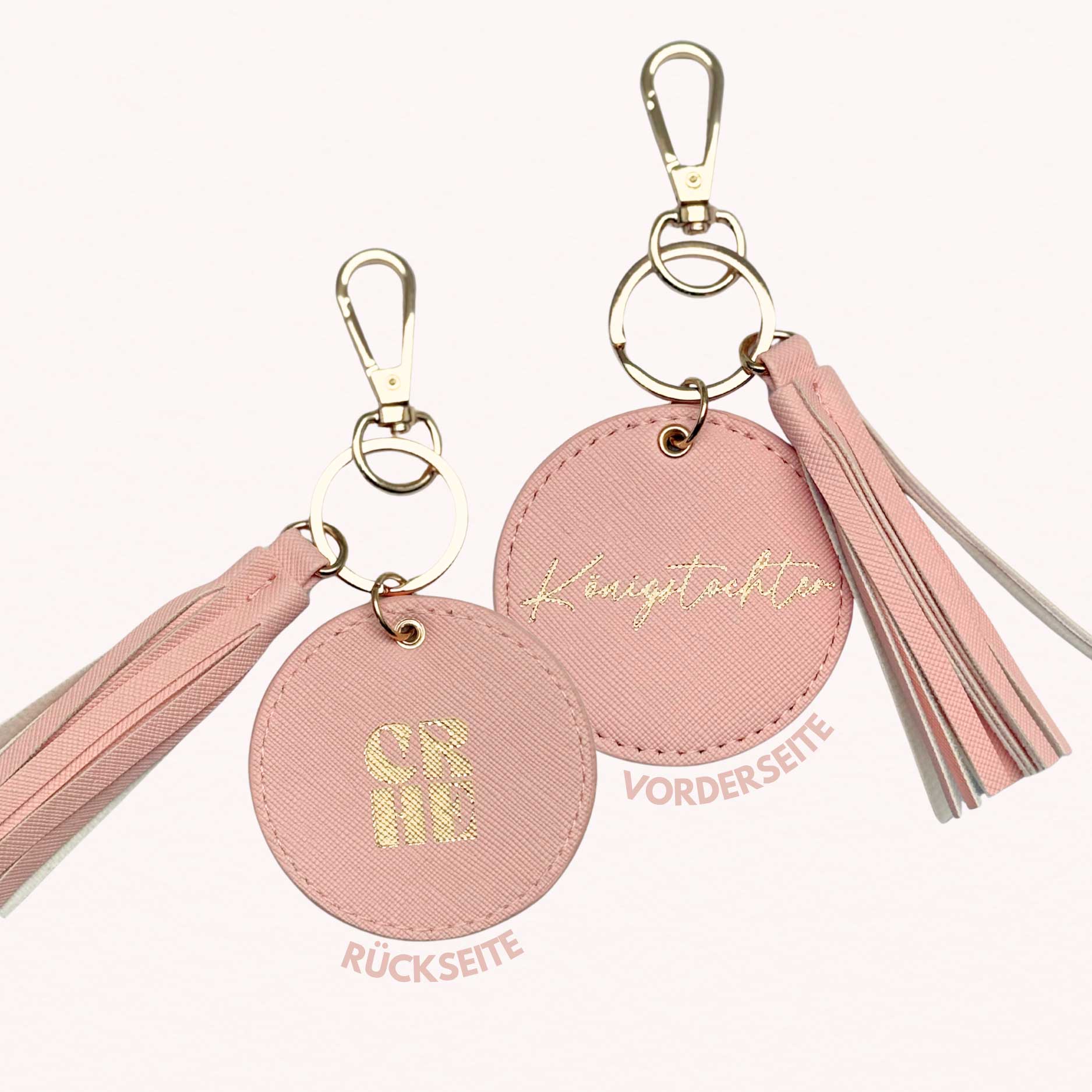 Christlicher Anhänger rosa Königstochter 