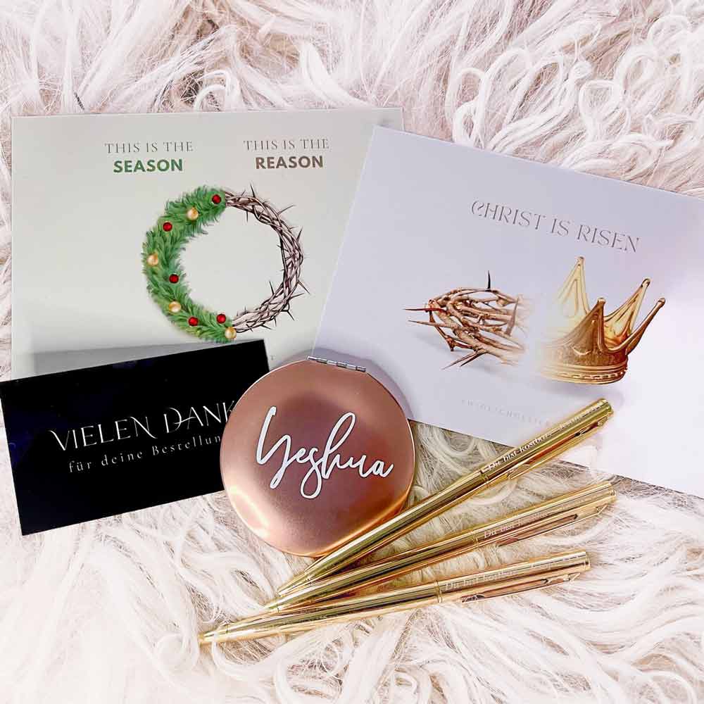 Christliche Postkarten zu Ostern und Weihnachten