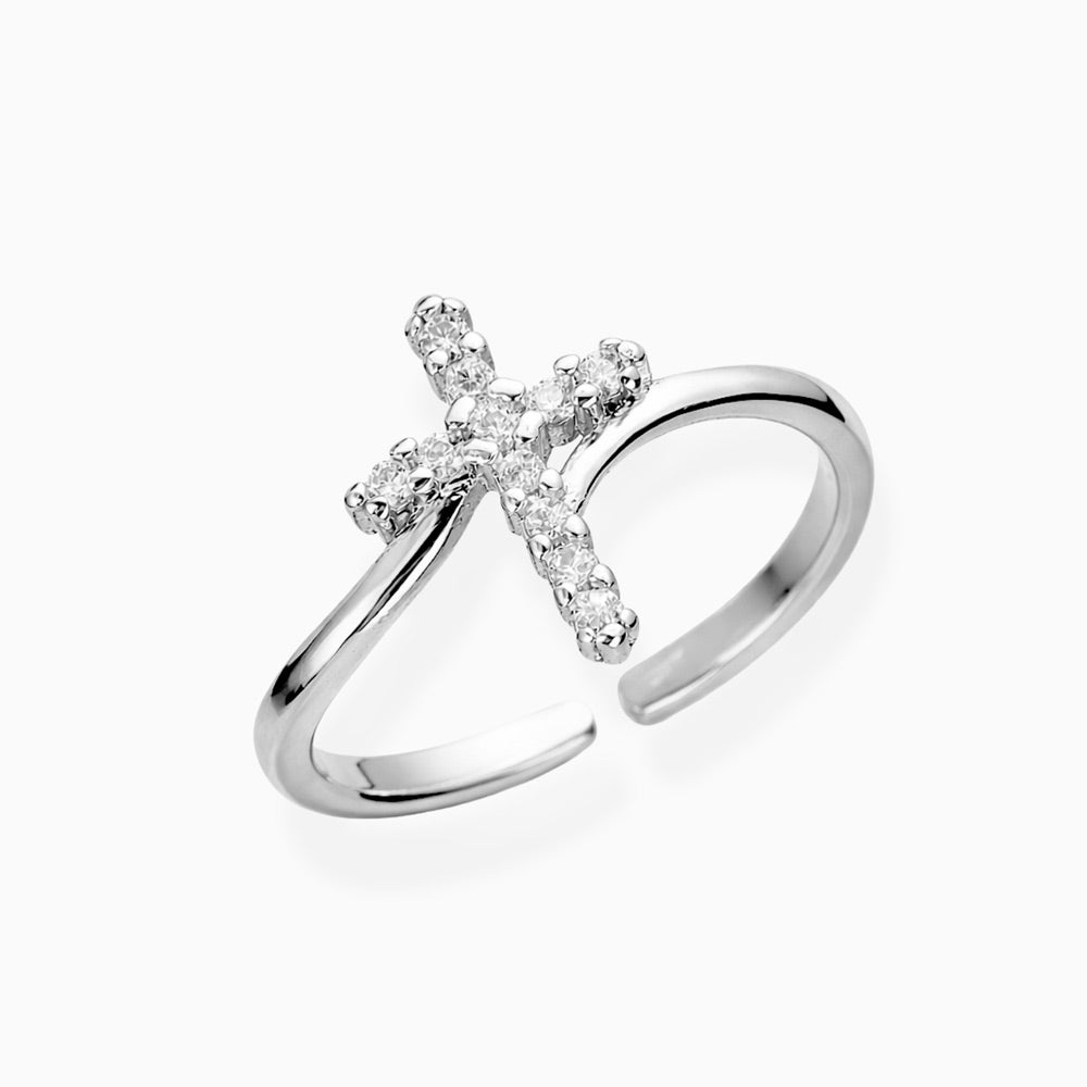 Kreuzring-silber-christlich