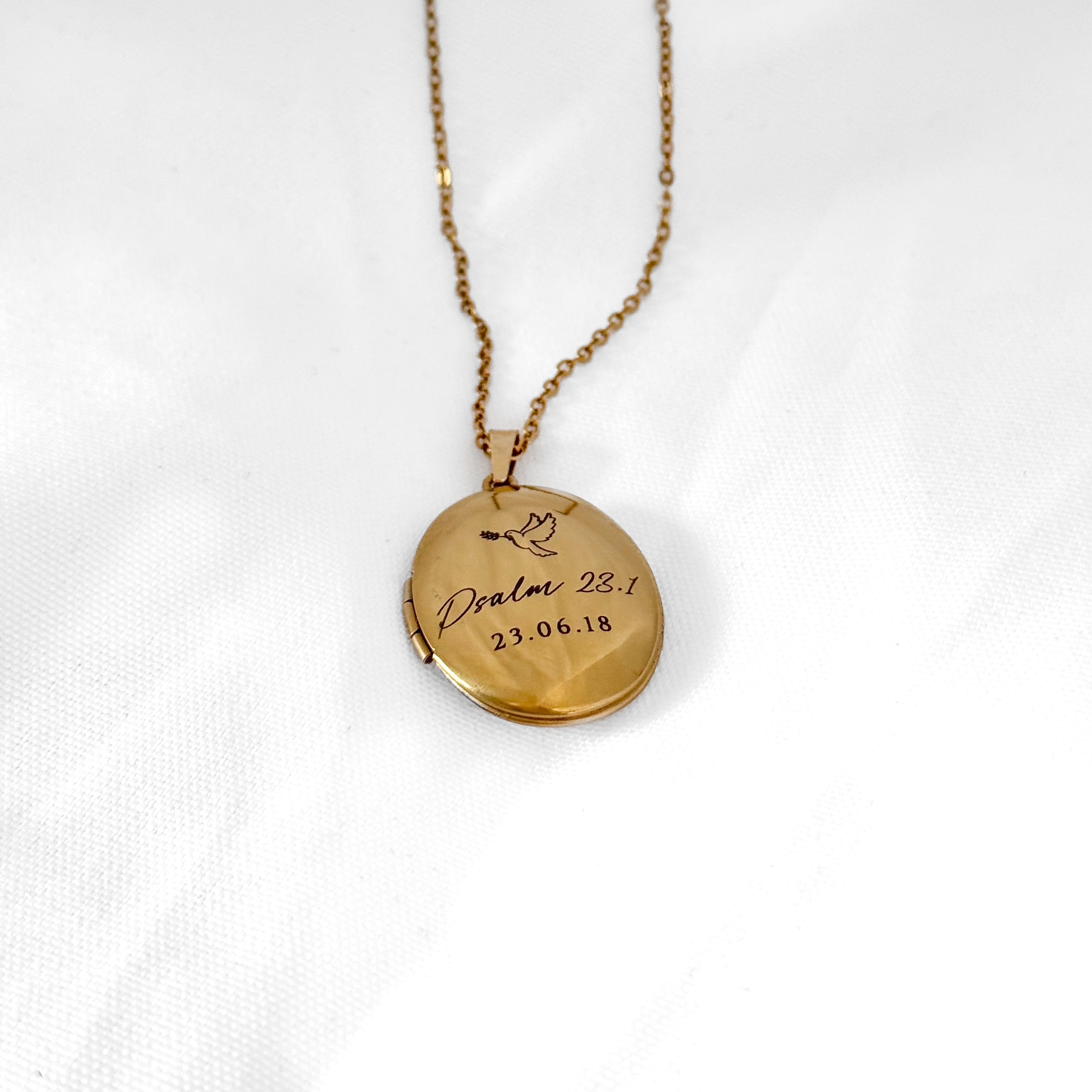 Personalisierte Halskette gold für Frauen Geschenk Ostern