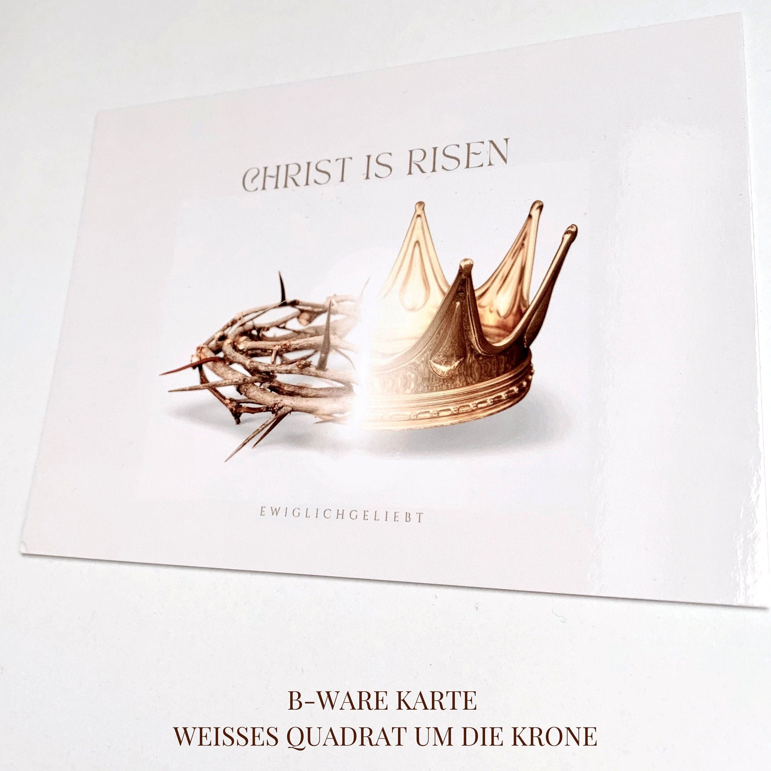 Postkarte christlich Christ is risen